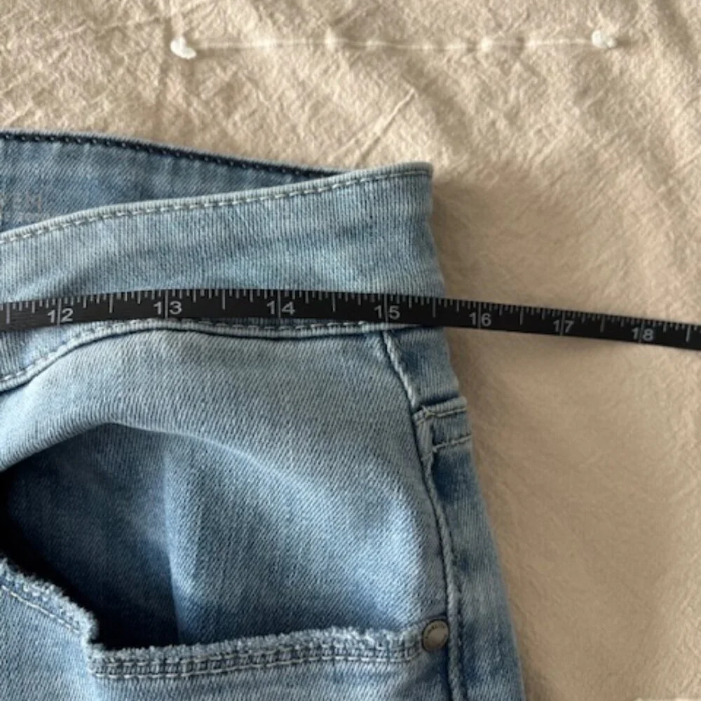 Fidelity | Gwen High Waist Ripped Skinny Jeans in Skyline size 30